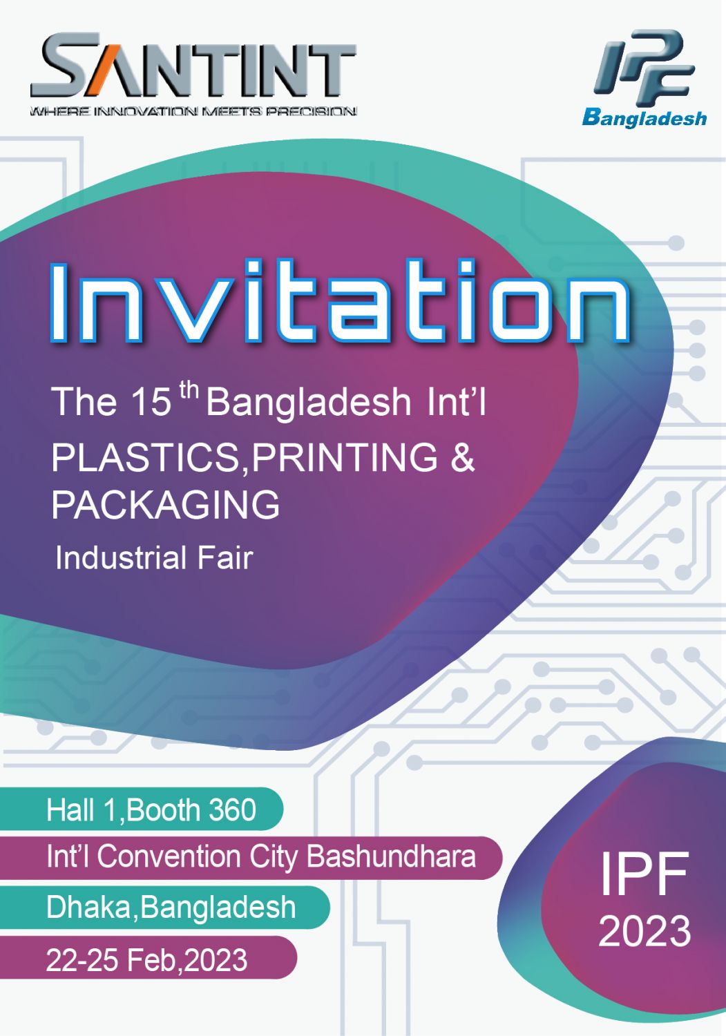 INVITATION OF 2023 IPF BANGLADESH,SANTINT